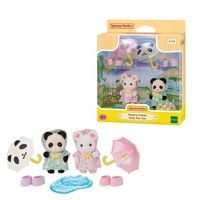 Produktbild: Sylvanian Families 5748 - Nursery Friends Rainy Day Duo, Erlebniskindergarten Freunde Regenwetter, Puppen-Spielset