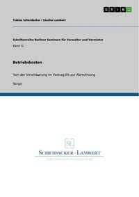 Produktbild: Betriebskosten
