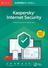 Produktbild: Kaspersky Internet Security (3 Ger&auml;te I 1 Jahr) (Code in a Box) (FFP)