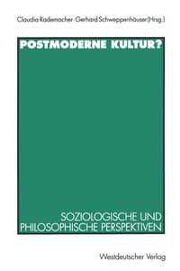 Produktbild: Postmoderne Kultur?