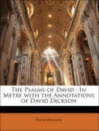 Produktbild: Dickson, D: Psalms Of David