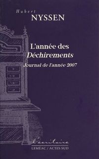 Produktbild: L'Annee des Dechirements ; Journal de l'Annee 2007