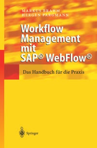 Produktbild: Workflow Management mit SAP&reg; WebFlow&reg;