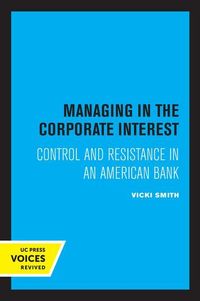 Produktbild: Smith, V: Managing in the Corporate Interest