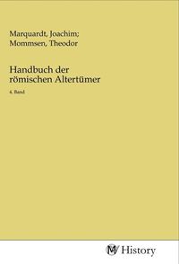 Produktbild: Handbuch der r&ouml;mischen Altert&uuml;mer