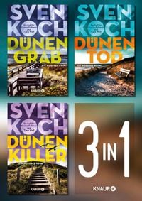 Produktbild: D&uuml;nengrab, D&uuml;nentod & D&uuml;nenkiller (Band 1-3). Ein Nordsee-Krimi-Bundle