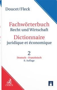 Produktbild: Fachw&ouml;rterbuch Recht und Wirtschaft Dictionnaire juridique et &eacute;conomique