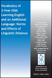 Produktbild: Vocabulary of 2-Year-Olds Learning English and an Additional Language: Norms and Effects of Linguistic Distance