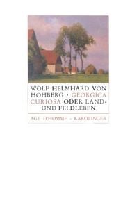 Produktbild: Georgica curiosa oder Adeliges Land- und Feldleben