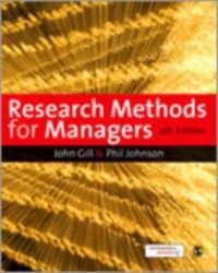 Produktbild: Gill, J: Research Methods for Managers