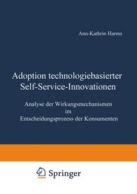 Produktbild: Adoption technologiebasierter Self-Service-Innovationen