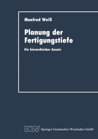 Produktbild: Planung der Fertigungstiefe