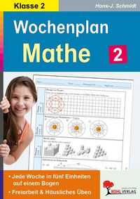 Produktbild: Wochenplan Mathe / Klasse 2