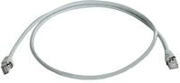 Produktbild: Teleg&auml;rtner 100008826 RJ45 Patchkabel CAT 6a S/FTP 7.50m Grau Flammwidrig, mit Rastnasenschutz, Paarschirm, doppelt geschirmt