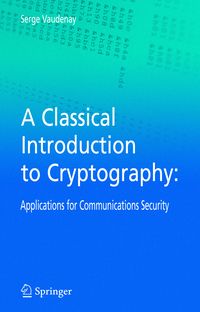 Produktbild: A Classical Introduction to Cryptography