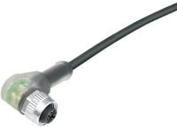 Produktbild: binder 77 3634 0000 50003-0500 Sensor-/Aktor-Steckverbinder, konfektioniert M12 Buchse, gewinkelt 5.00 m Polzahl Sensoren: 4 1 St.