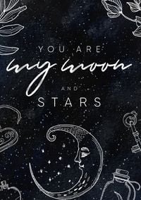 Produktbild: Moon Collection / Notizbuch, Bullet Journal, Journal, Planer, Tagebuch "My Moon &amp; Stars"