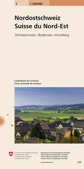 Bild vom Artikel Schweiz Nord-Ost 1 : 200 000 vom Autor Bundesamt für Landestopografie swisstopo