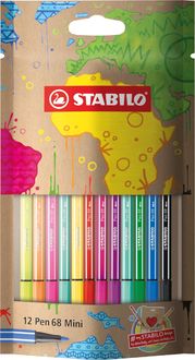 Premium-Filzstift - STABILO Pen 68 Colorparade - 20er Tischset in