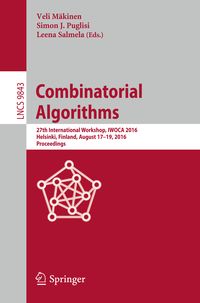Produktbild: Combinatorial Algorithms