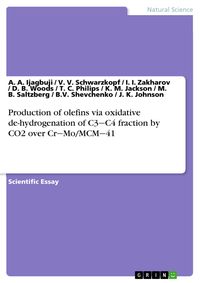 Produktbild: Production of olefins via oxidative de-hydrogenation of C3&iquest;C4 fraction by CO2 over Cr&iquest;Mo/MCM&iquest;41