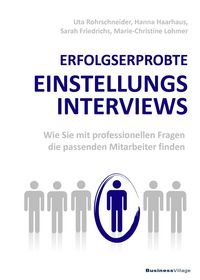 Produktbild: Erfolgserprobte Einstellungsinterviews