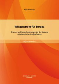 Produktbild: W&uuml;stenstrom f&uuml;r Europa: Chancen und Herausforderungen bei der Nutzung solarthermischer Gro&szlig;kraftwerke