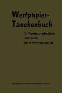 Produktbild: Wertpapier Taschenbuch
