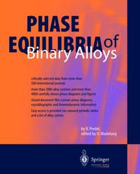 Produktbild: Phase Equilibria of Binary Alloys
