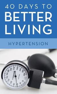 Produktbild: 40 Days to Better Living--Hypertension