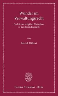 Produktbild: Wunder im Verwaltungsrecht