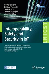 Produktbild: Interoperability, Safety and Security in IoT