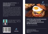 Produktbild: Effecten Van Duurzaamheid N - 3 Leidingen Op De Kwaliteitskaraktistische Betreffenissen