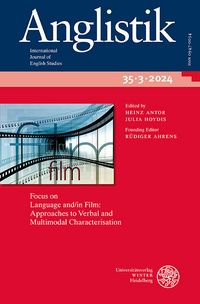 Produktbild: Anglistik. International Journal of English Studies. Volume 35:3 (2024)