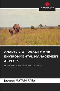 Produktbild: Analysis Of Quality and Environmental Management Aspects