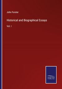 Produktbild: Historical and Biographical Essays