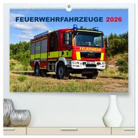 Produktbild: Feuerwehrfahrzeuge (hochwertiger Premium Wandkalender 2026 DIN A2 quer), Kunstdruck in Hochglanz