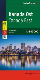 Produktbild: Freytag & berndt Stra&szlig;enkarte Kanada Ost 1:1,8 Mio.