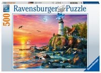 Bild vom Artikel Puzzle Ravensburger Leuchtturm am Abend 500 Teile vom Autor 