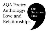 Produktbild: The Quotation Bank: AQA Poetry Anthology - Love and Relationships GCSE Revision and Study Guide for English Literature 9-1