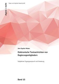 Produktbild: Elektronische Textnachrichten von Regierungsmitgliedern