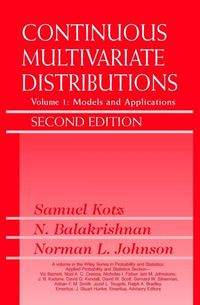 Produktbild: Continuous Multivariate Distributions