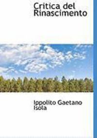 Produktbild: Critica del Rinascimento