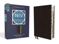 Produktbild: NIV Study Bible, Fully Revised Edition, Bonded Leather, Black, Red Letter, Thumb Indexed, Comfort Print