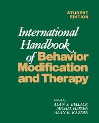 Produktbild: International Handbook of Behavior Modification and Therapy