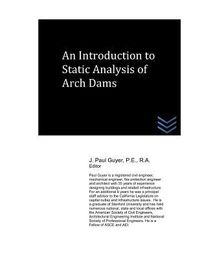 Produktbild: An Introduction to Static Analysis of Arch Dams