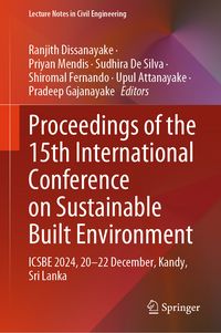 Produktbild: Proceedings of the 15th International Conference on Sustainable Built Environment