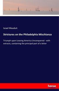 Produktbild: Strictures on the Philadelphia Mischianza