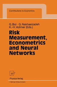 Produktbild: Risk Measurement, Econometrics and Neural Networks