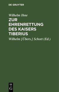 Produktbild: Zur Ehrenrettung des Kaisers Tiberius